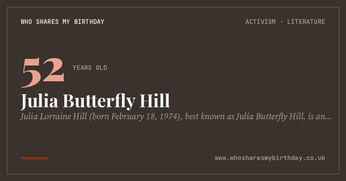 Julia Butterfly Hill