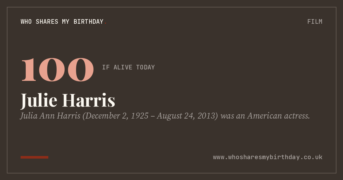 Julie Harris