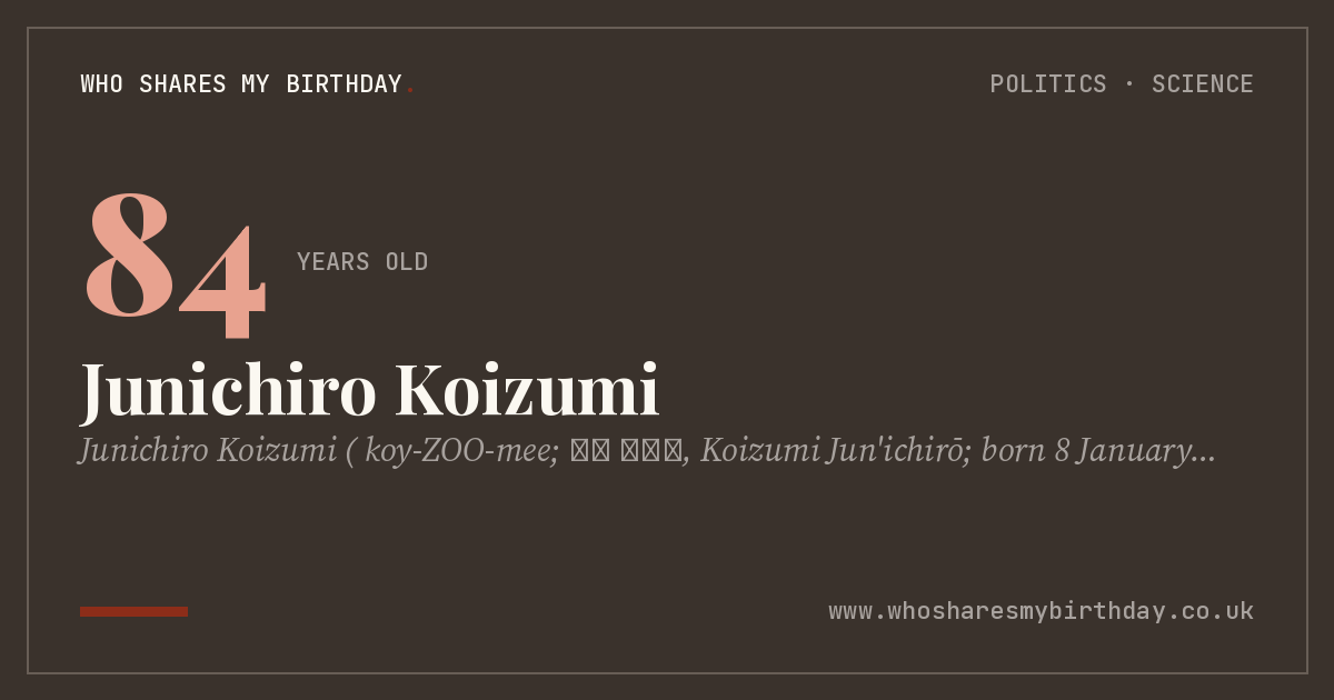 Junichiro Koizumi