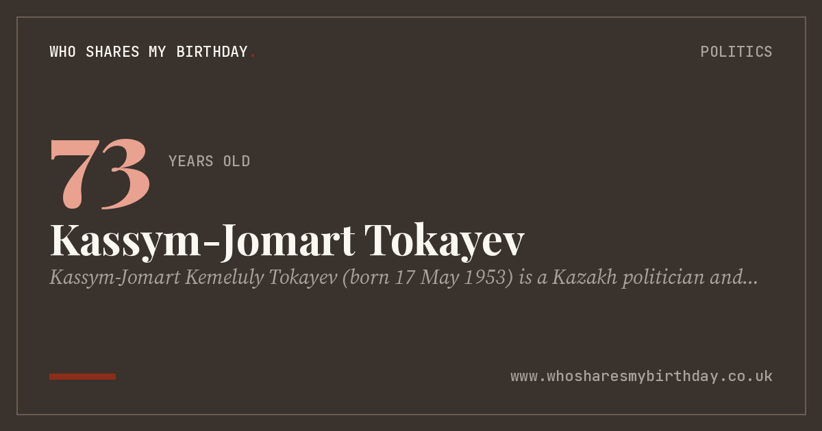 Kassym-Jomart Tokayev