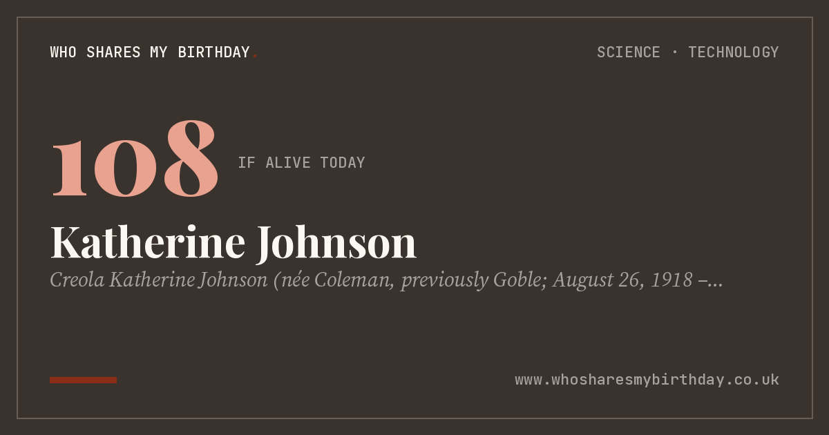 Katherine Johnson