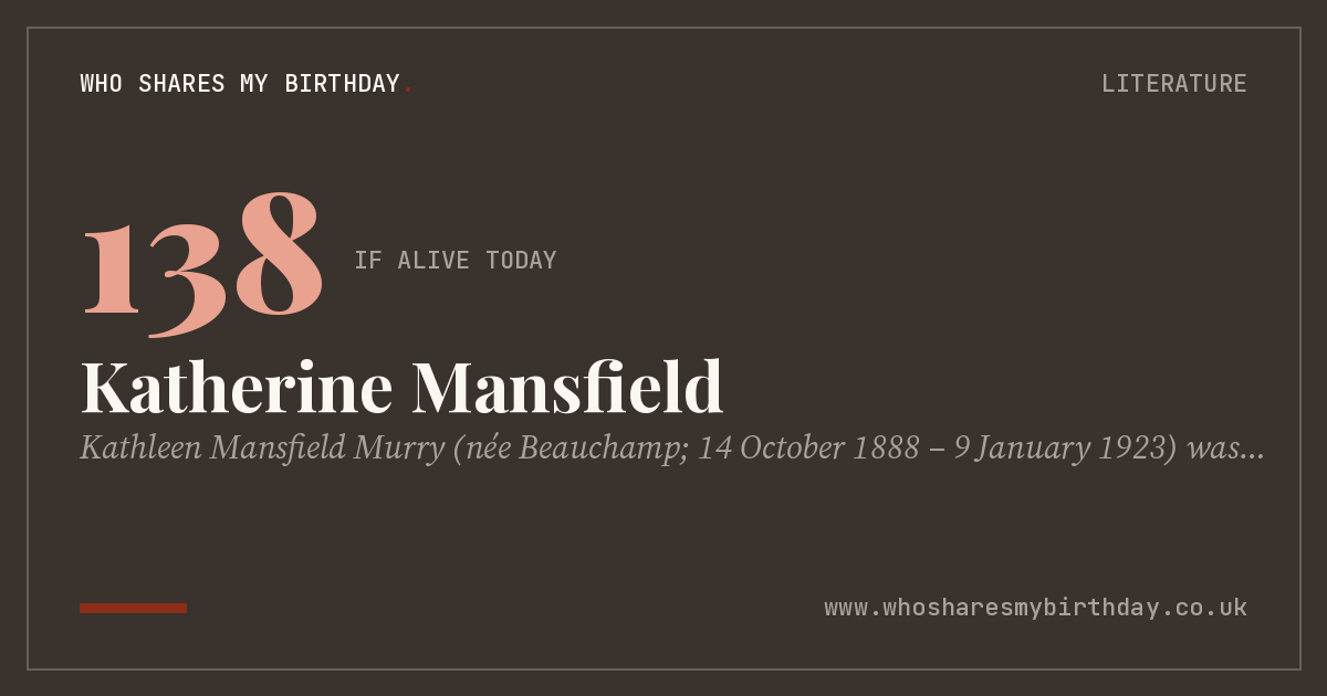 Katherine Mansfield