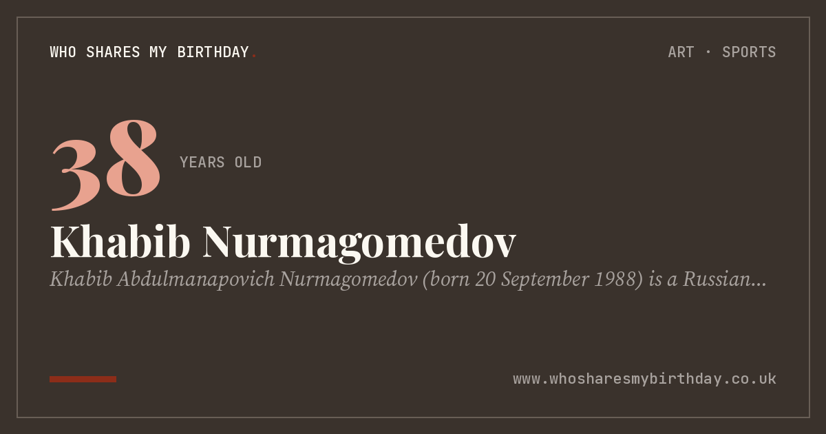 Khabib Nurmagomedov