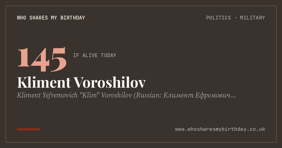 Kliment Voroshilov