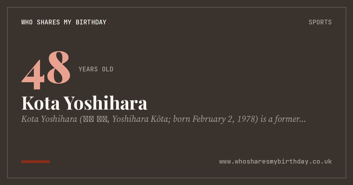 Kota Yoshihara