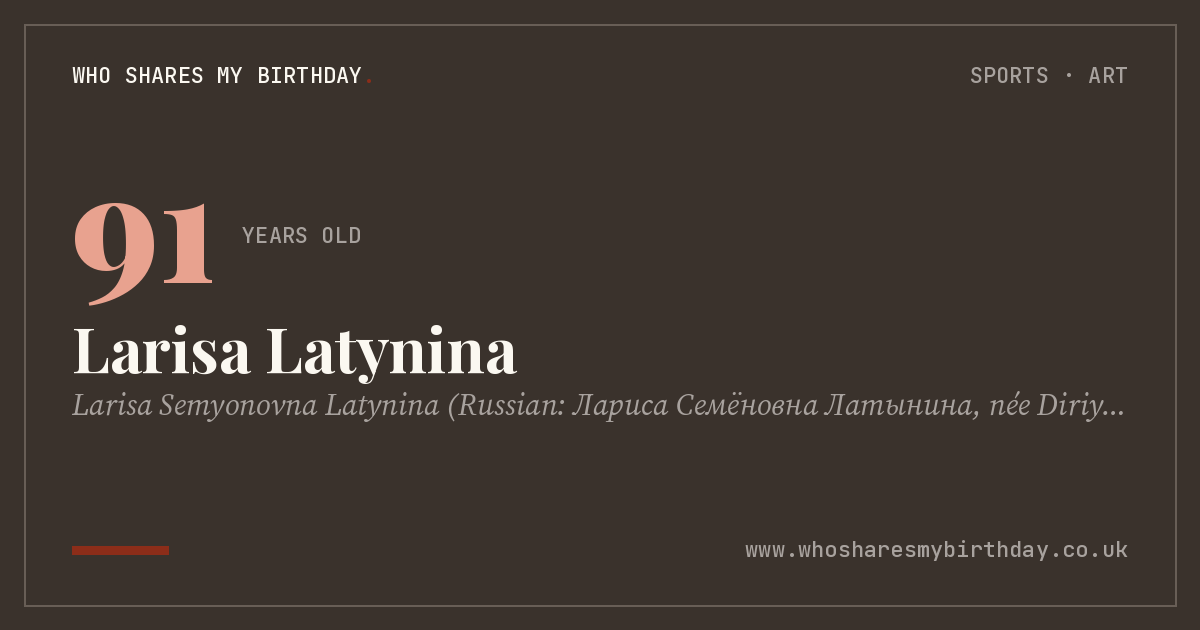 Larisa Latynina