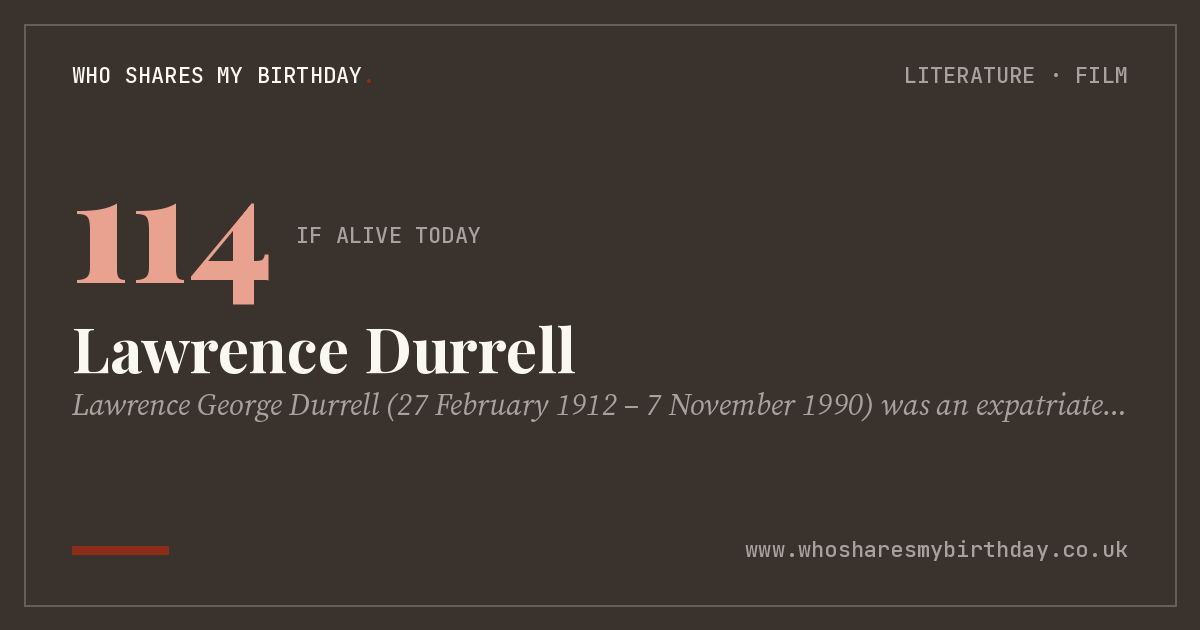 Lawrence Durrell