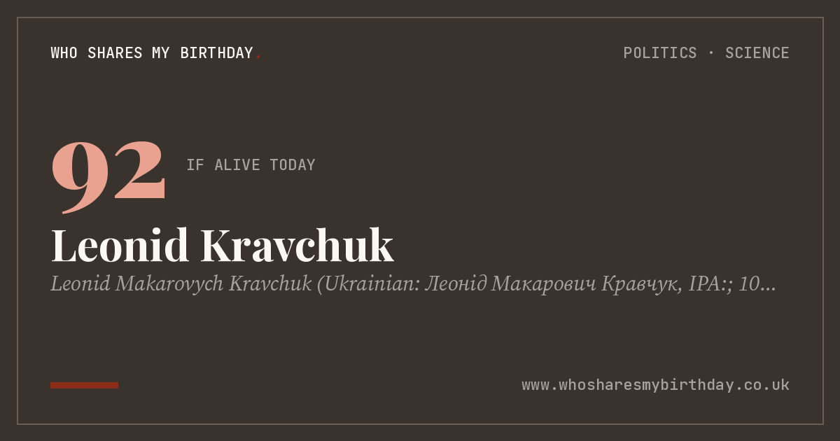 Leonid Kravchuk
