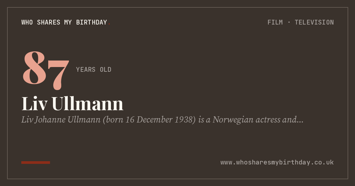 Liv Ullmann
