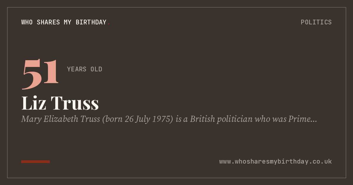 Liz Truss