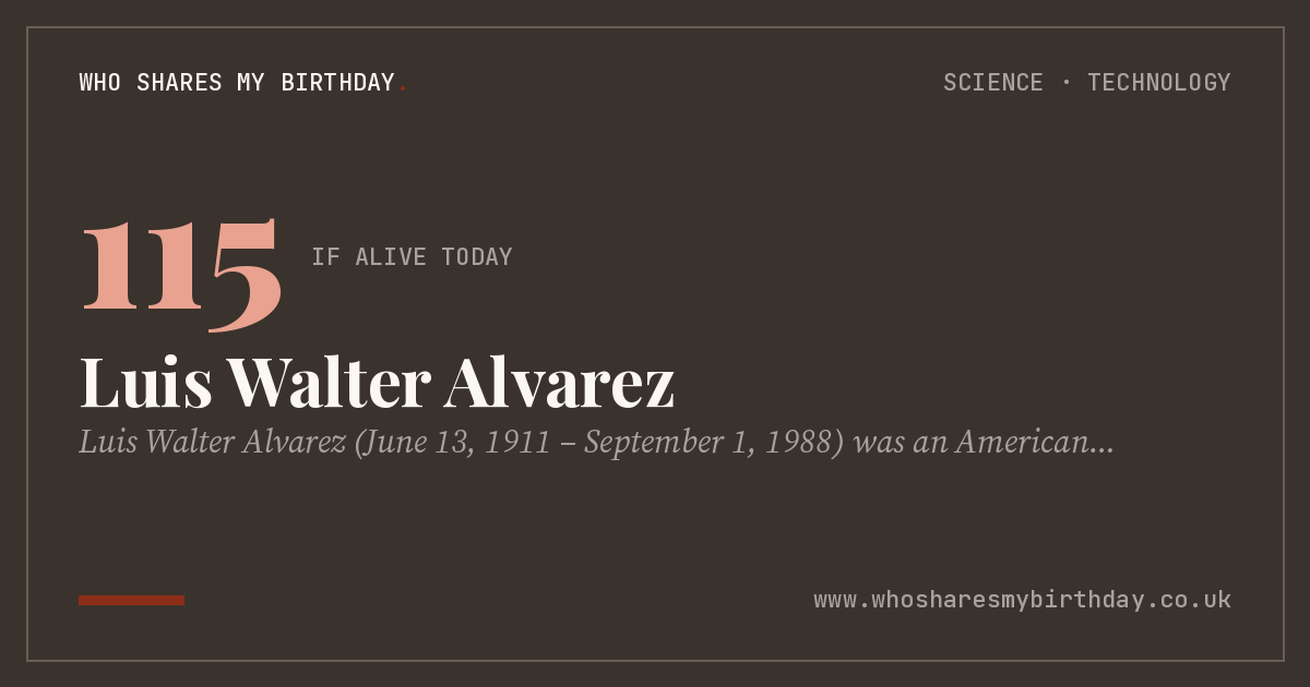 Luis Walter Alvarez