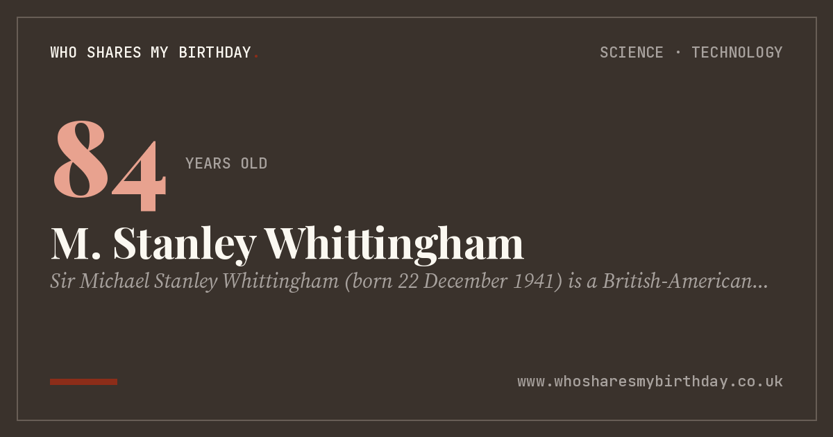 M. Stanley Whittingham