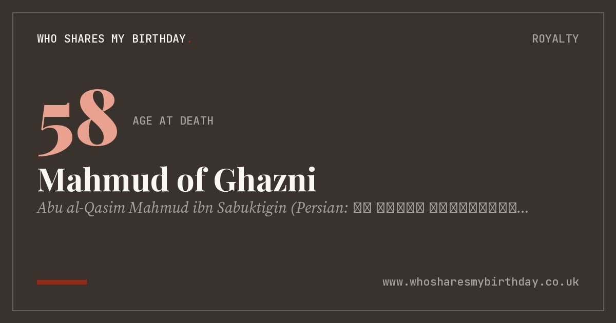 Mahmud of Ghazni