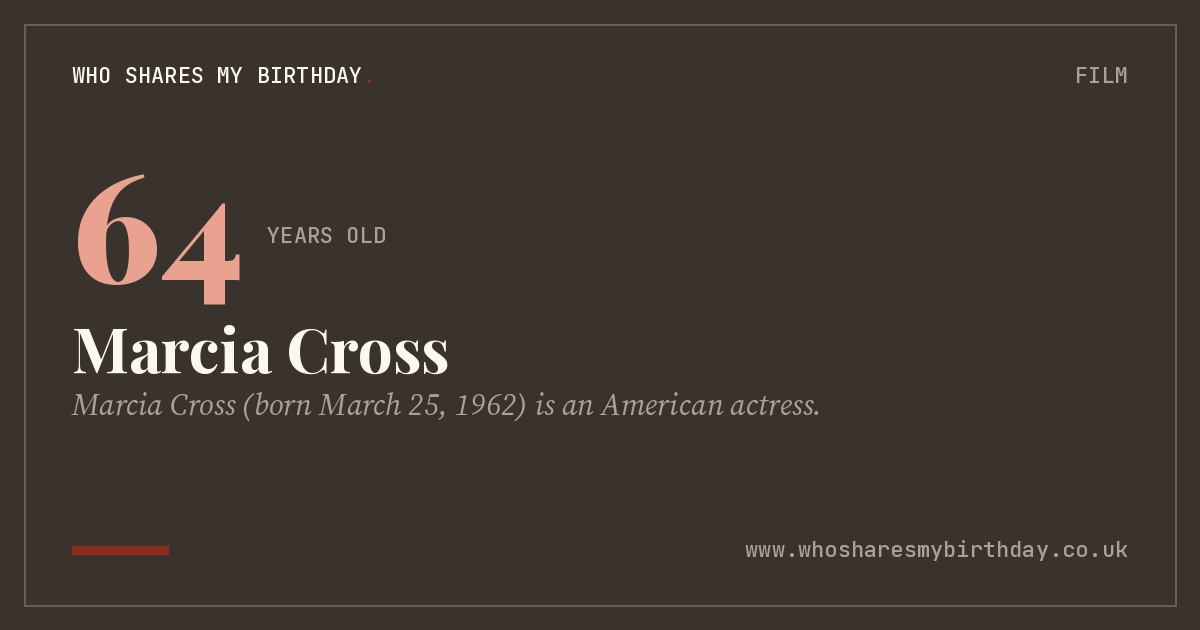 Marcia Cross