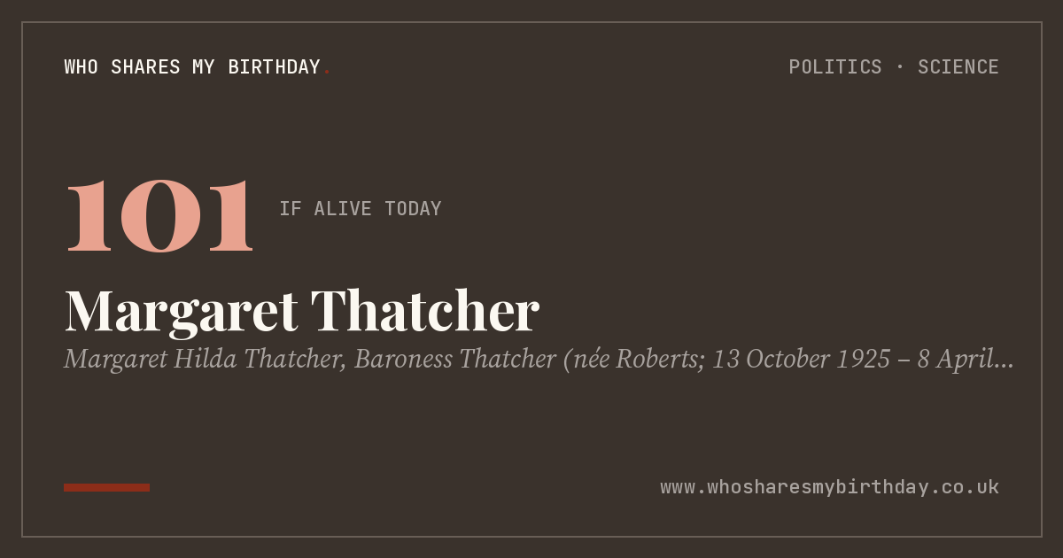 Margaret Thatcher