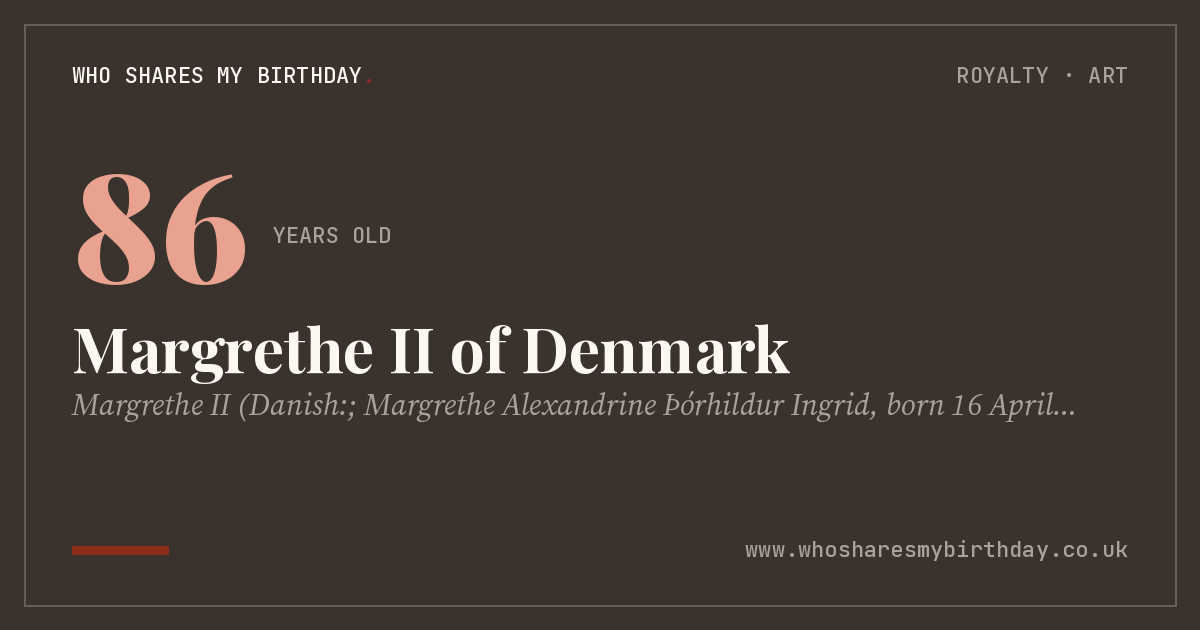 Margrethe II of Denmark