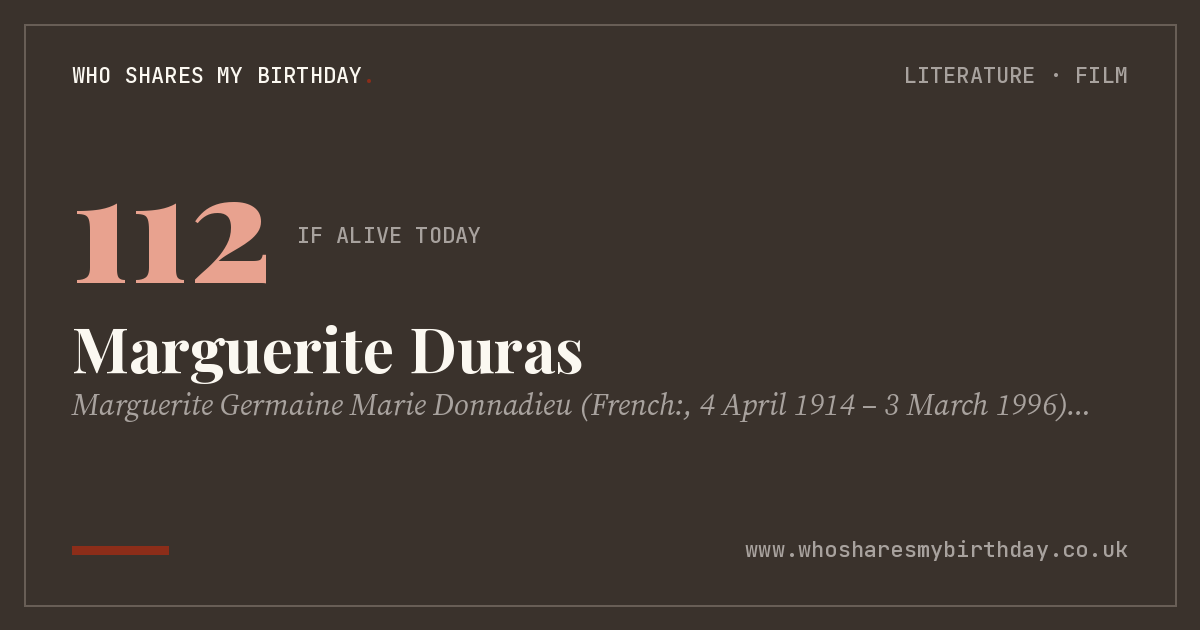 Marguerite Duras