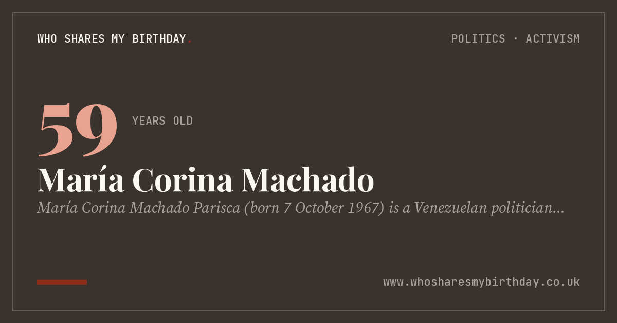 María Corina Machado