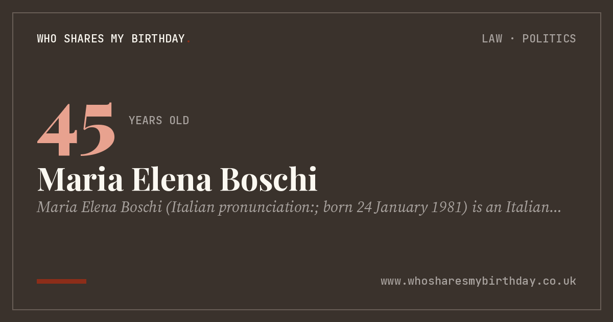 Maria Elena Boschi