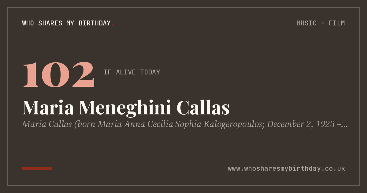 Maria Meneghini Callas