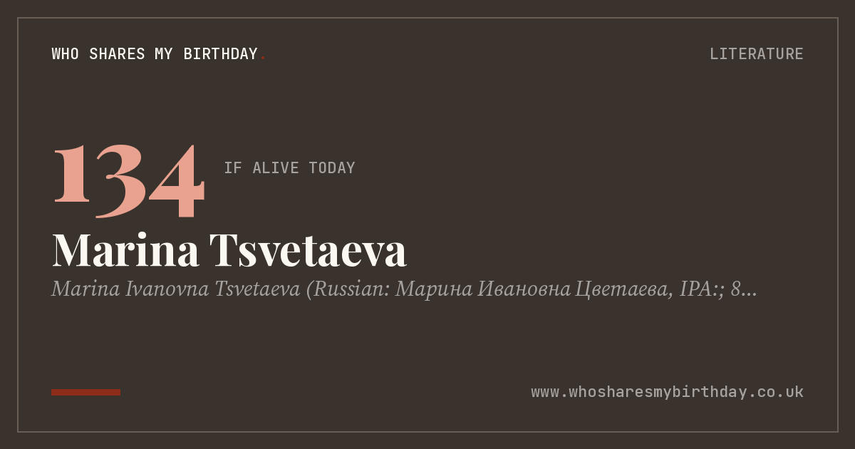 Marina Tsvetaeva