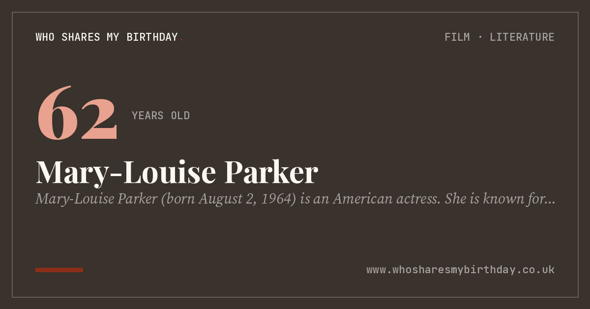 Mary-Louise Parker