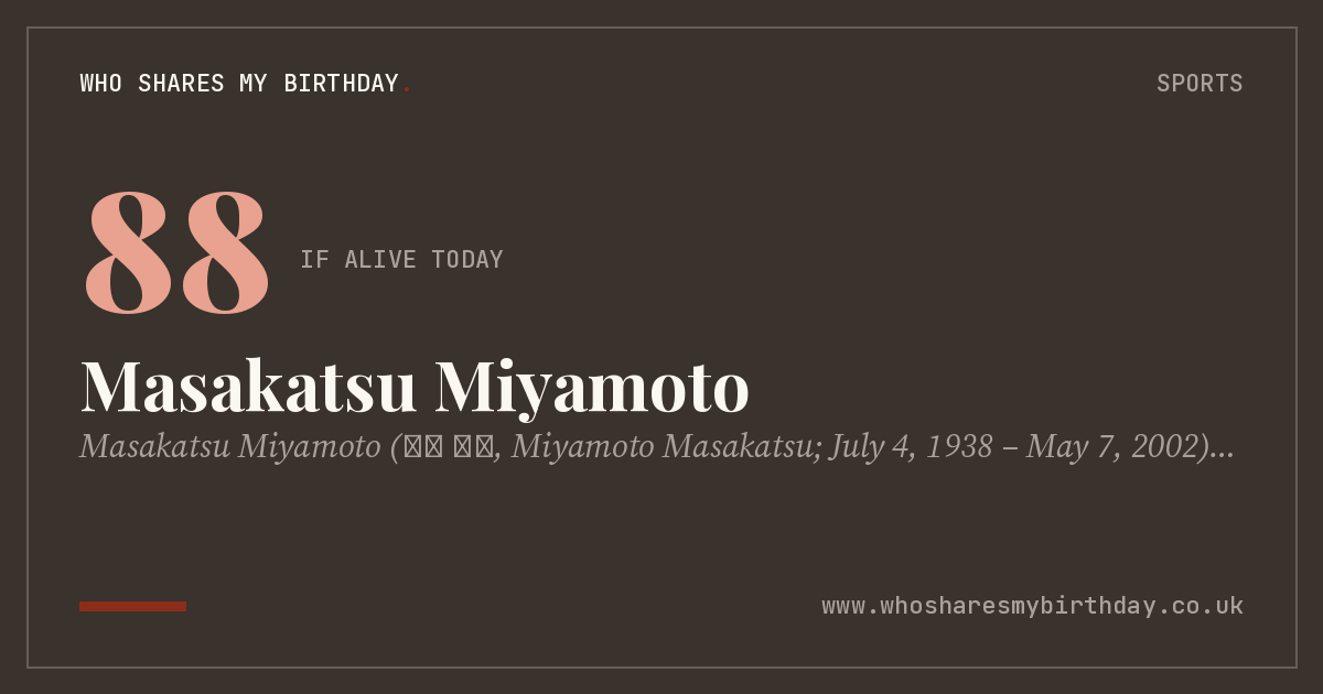 Masakatsu Miyamoto