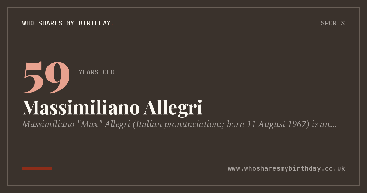 Massimiliano Allegri