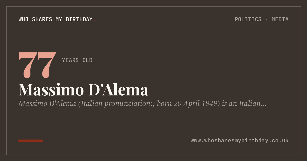Massimo D'Alema