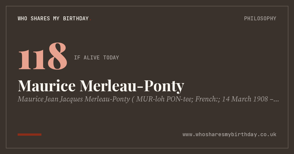 Maurice Merleau-Ponty