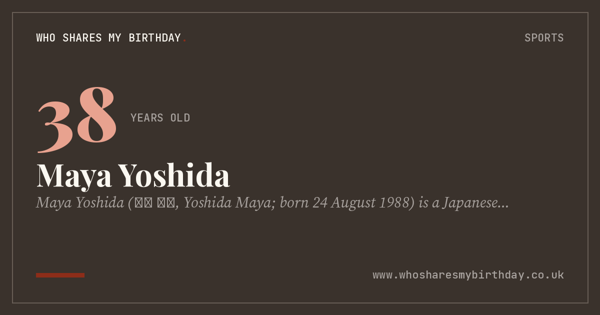 Maya Yoshida