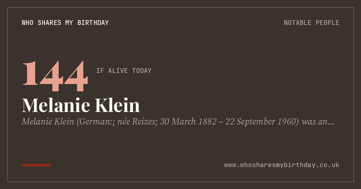 Melanie Klein