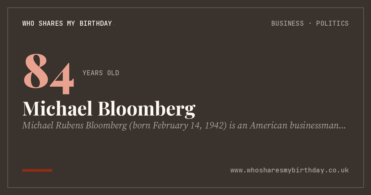 Michael Bloomberg
