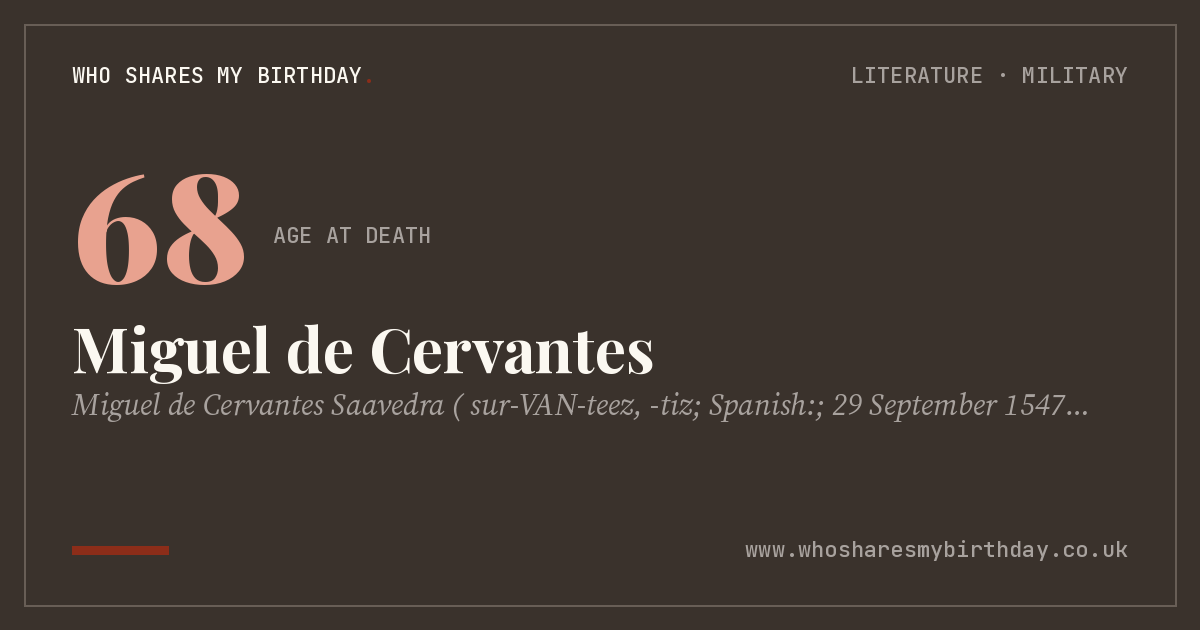 Miguel de Cervantes