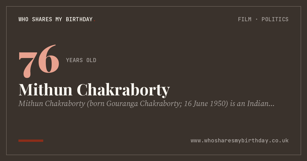 Mithun Chakraborty