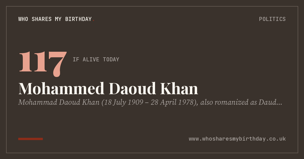 Mohammed Daoud Khan