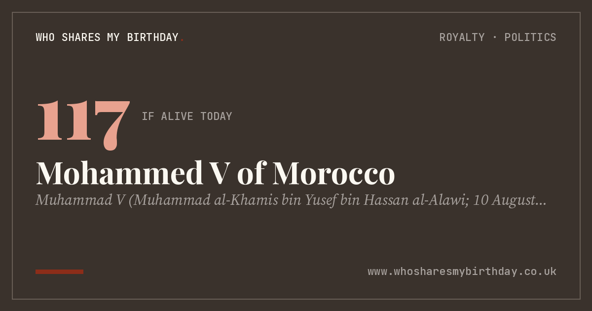 Mohammed V of Morocco