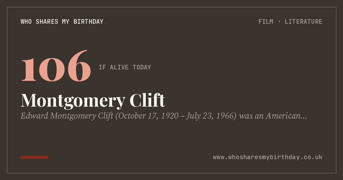 Montgomery Clift