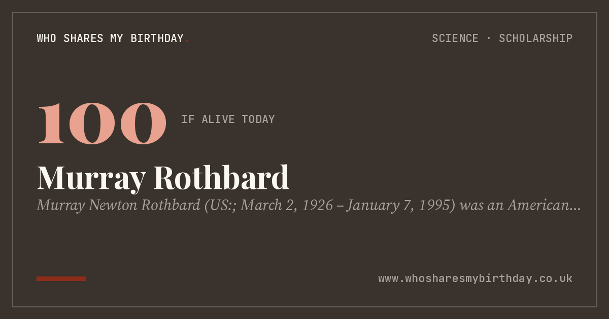Murray Rothbard