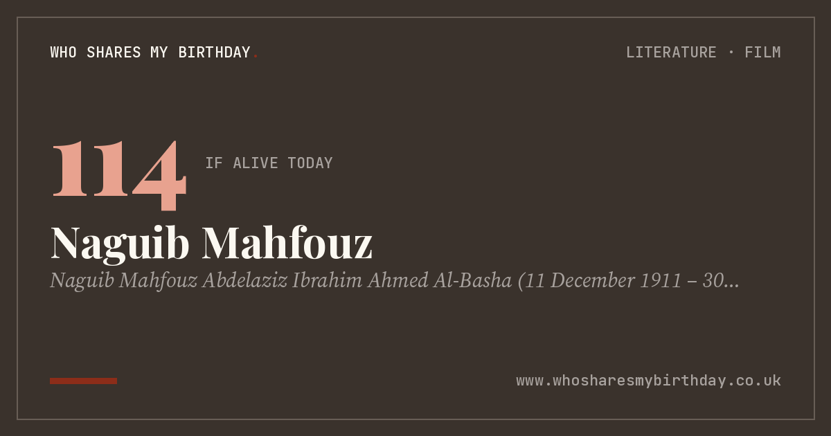 Naguib Mahfouz