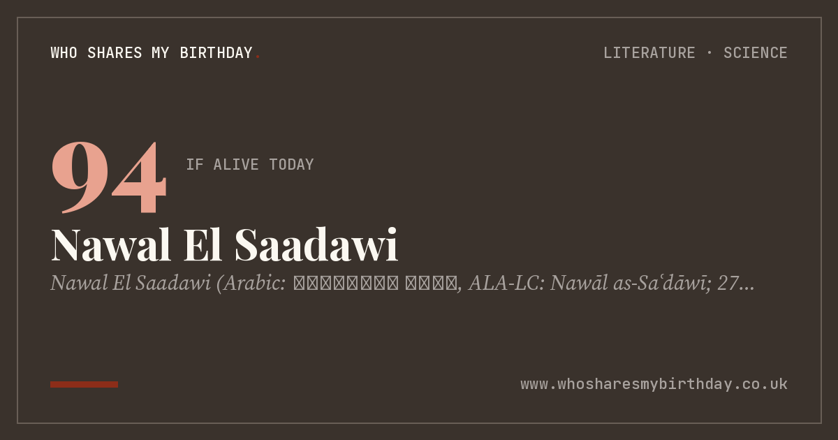 Nawal El Saadawi