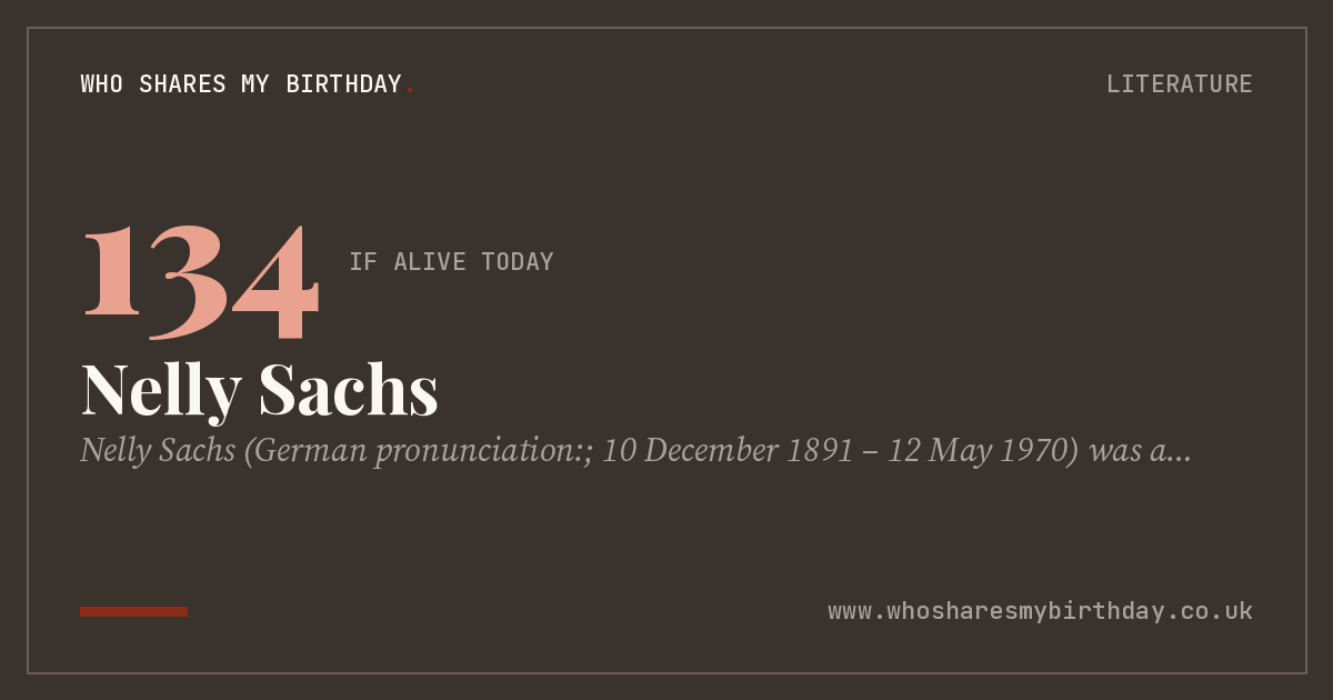 Nelly Sachs