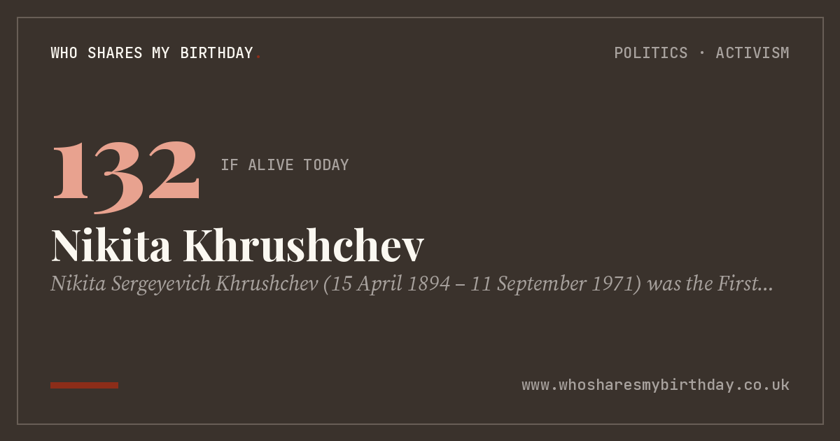 Nikita Khrushchev