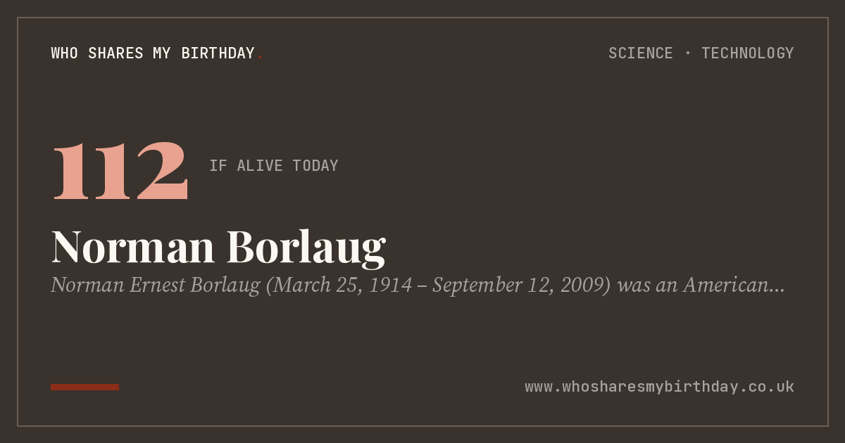 Norman Borlaug