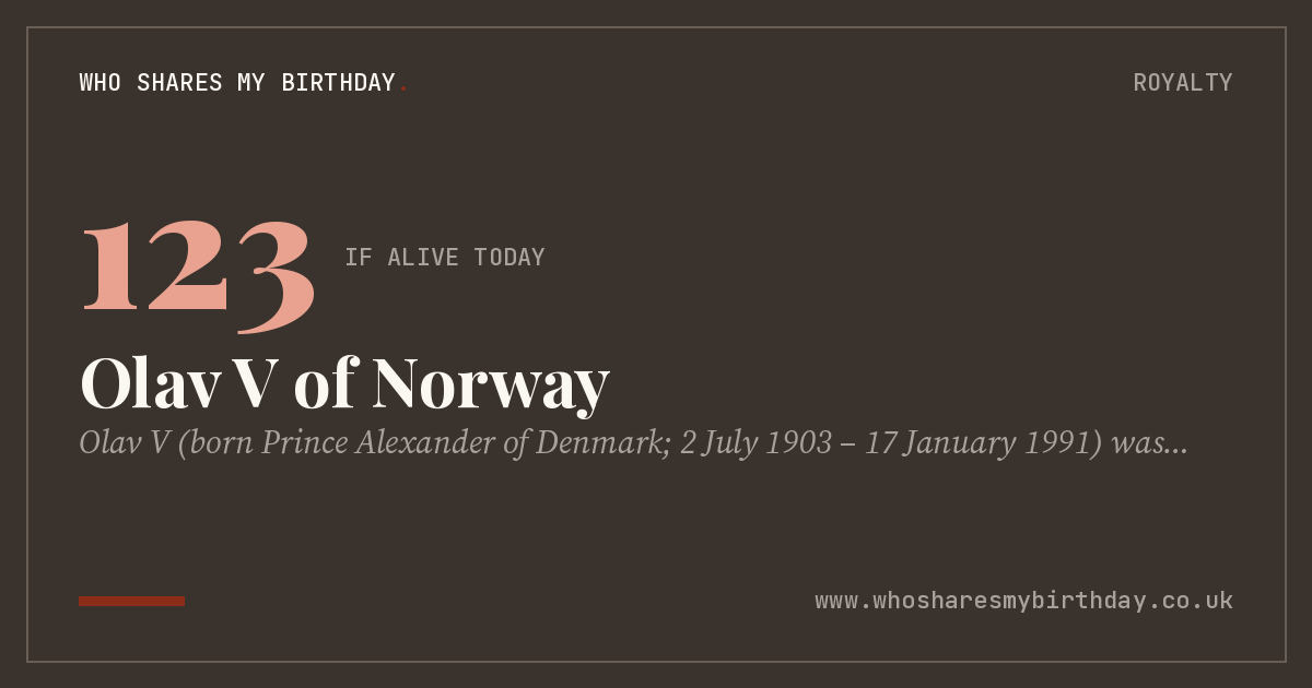 Olav V of Norway