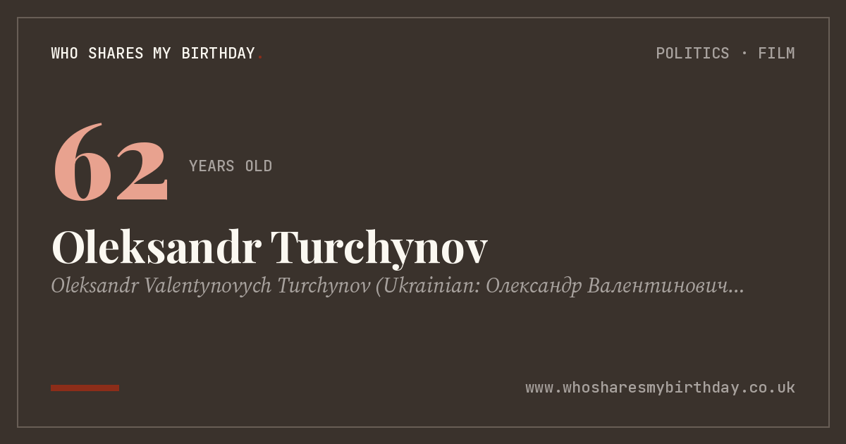 Oleksandr Turchynov