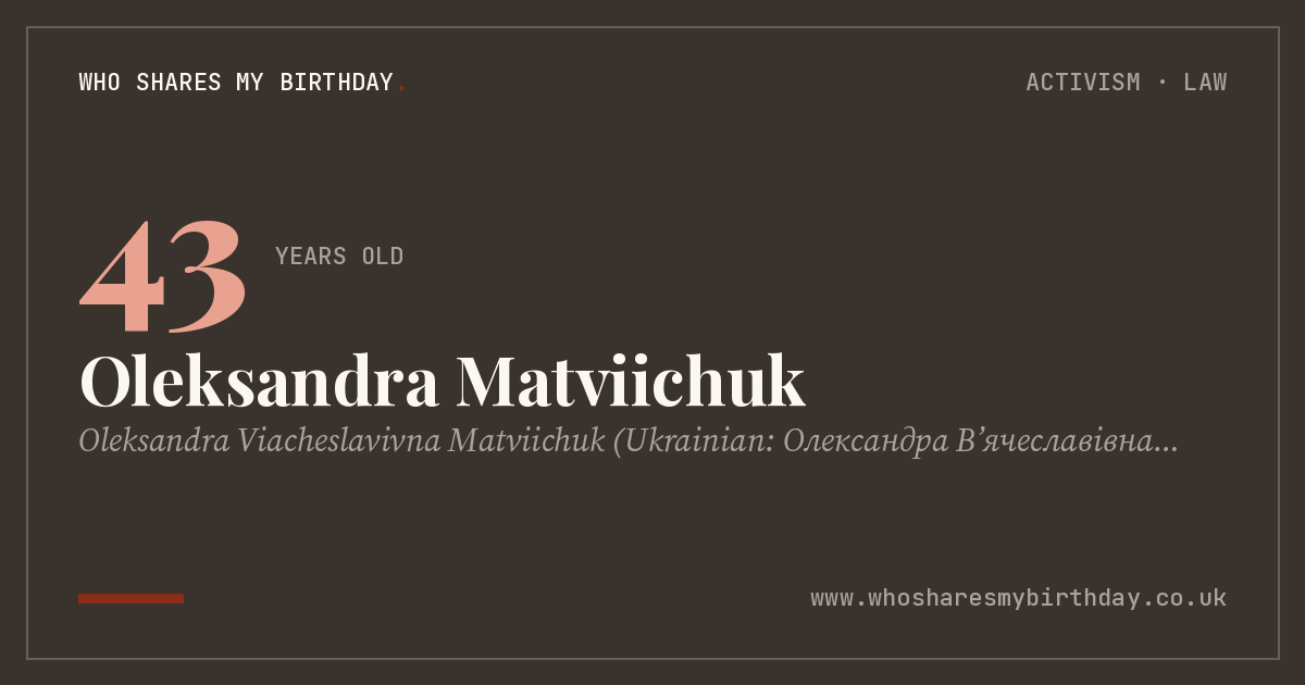 Oleksandra Matviichuk