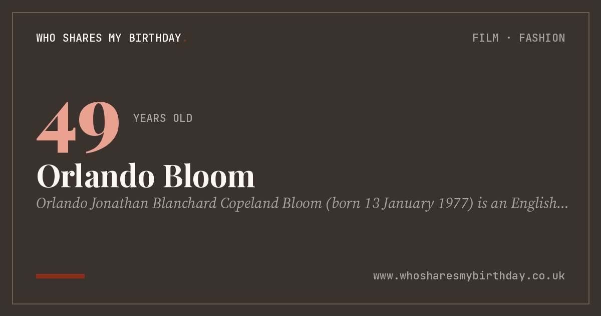Orlando Bloom
