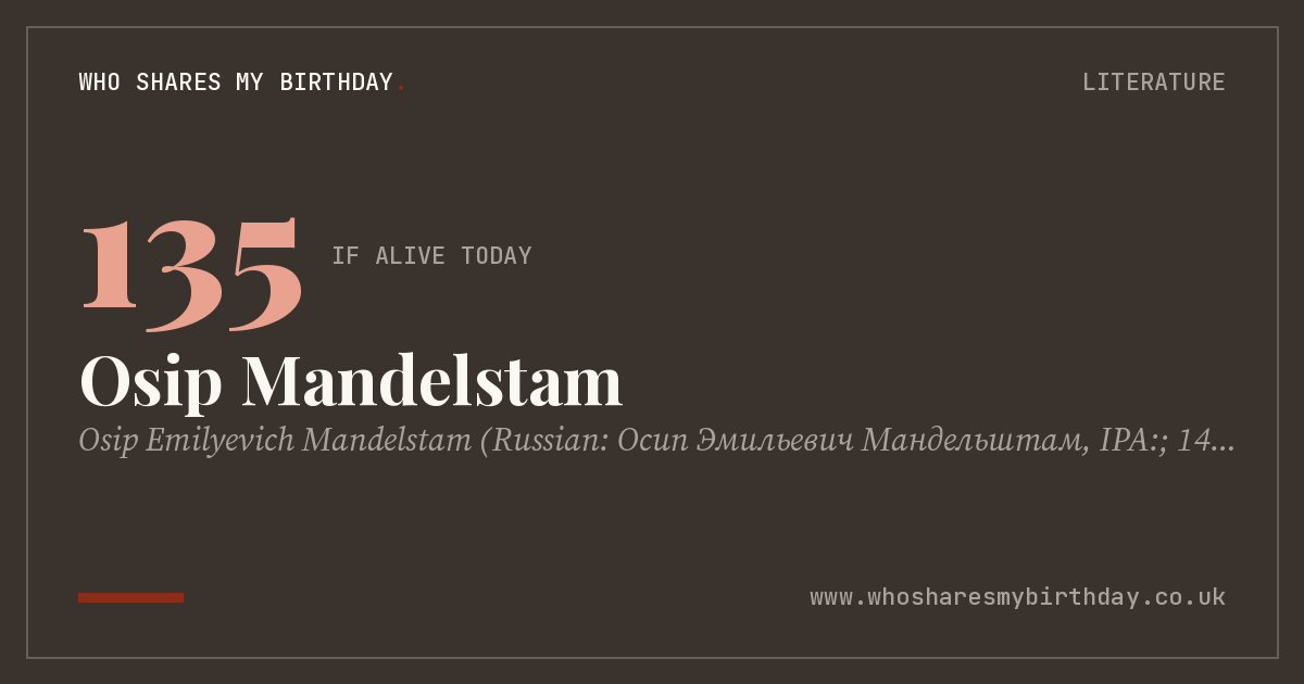 Osip Mandelstam