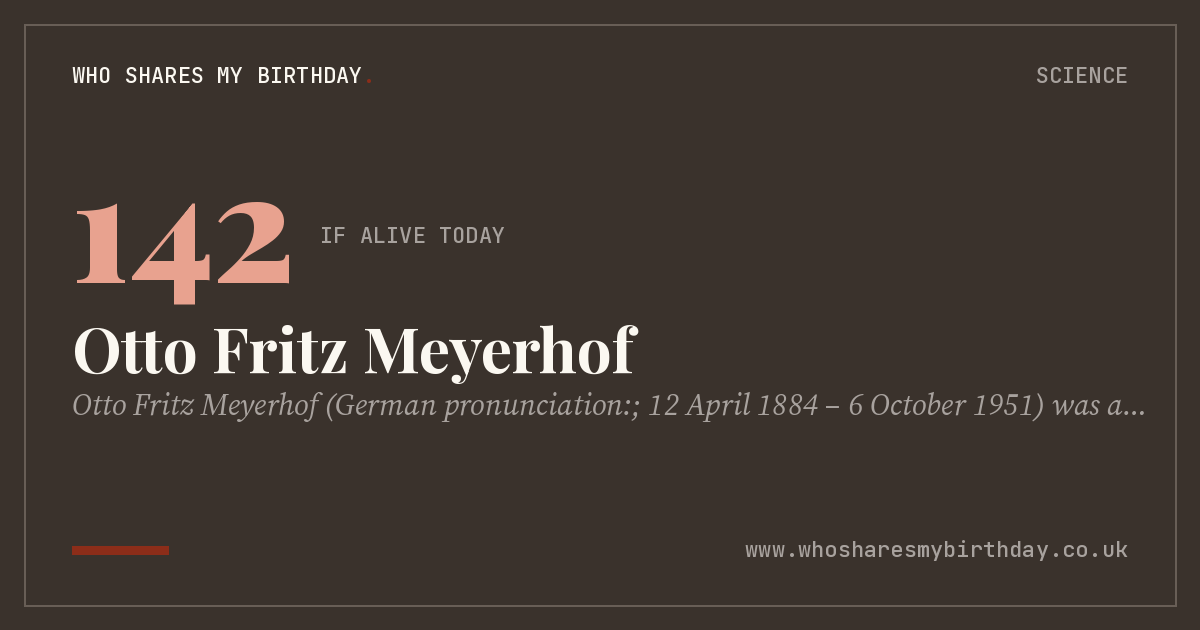 Otto Fritz Meyerhof
